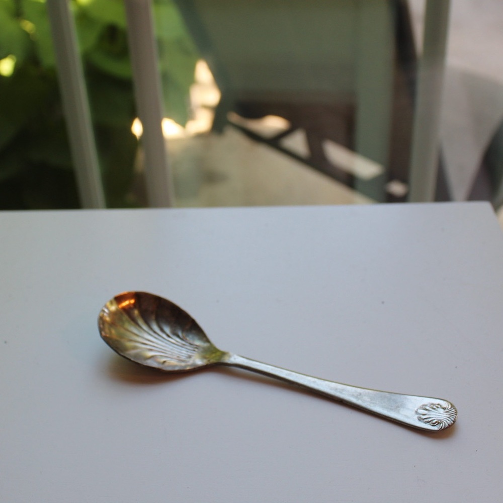 Vintage England Silver Plated Spoon